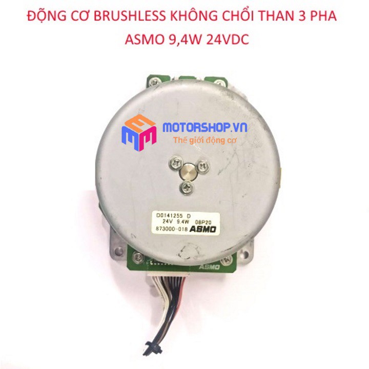 MTS Động Cơ Motor Brushless Không Chổi Than 3 Pha ASMO 9.4W 24V Chế Quạt, Máy Phát Điện Siêu Khỏe