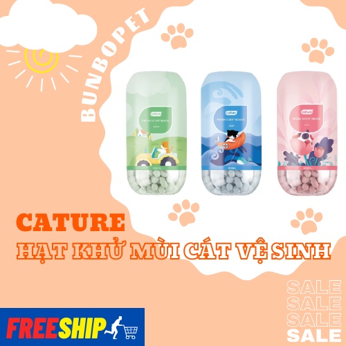 Hạt Khử Mùi Vệ Sinh CATURE - Khử Mùi Cát Vệ Sinh Cho Mèo