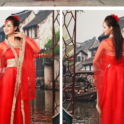 Hán phục duyên dáng thời Đường, có size bé gái. S6