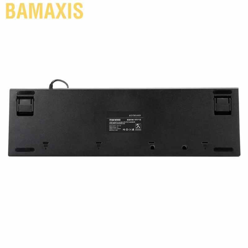 Bàn Phím Cơ Chơi Game Bamaxis Có Dây Kết Nối Usb