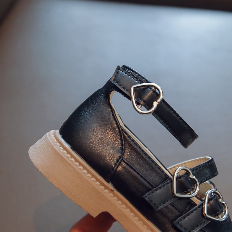 Giày Da Đế Mềm Chống Trượt Phong Cách Cổ Điển Cho Bé Gái 3-16 Tuổi