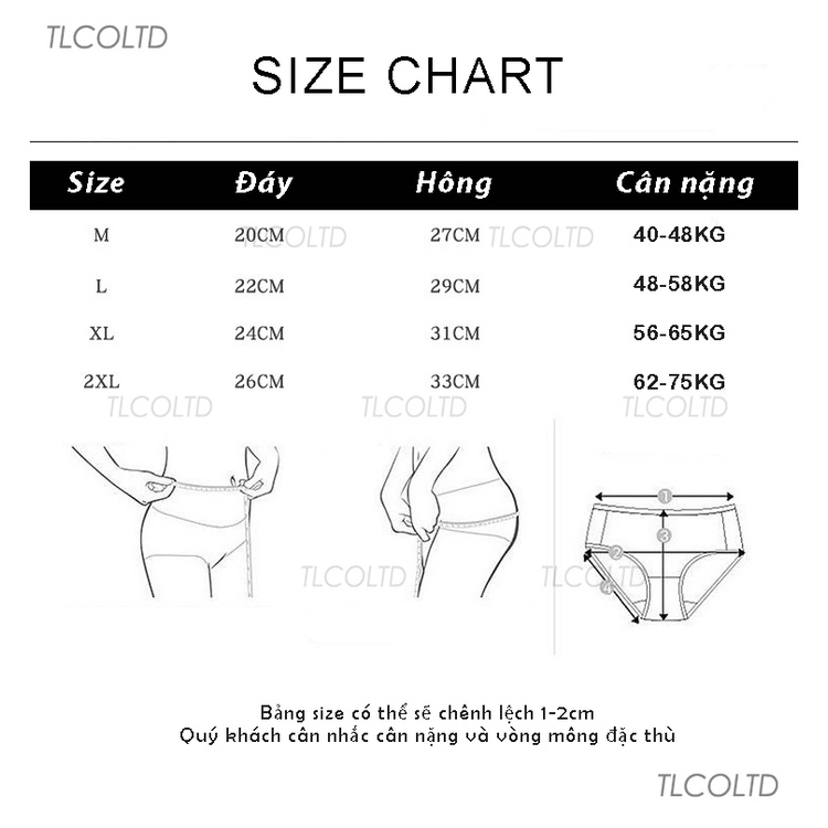 Quần lót nữ cotton gân tăm phối nơ kháng khuẩn co giãn siêu thoáng mát