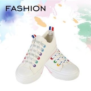 Dây giày không cần buộc chất liệu silicon co giãn