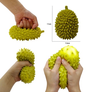 Đồ chơi xốp squishy giảm stress hình quả sầu riêng dễ thương cho bé