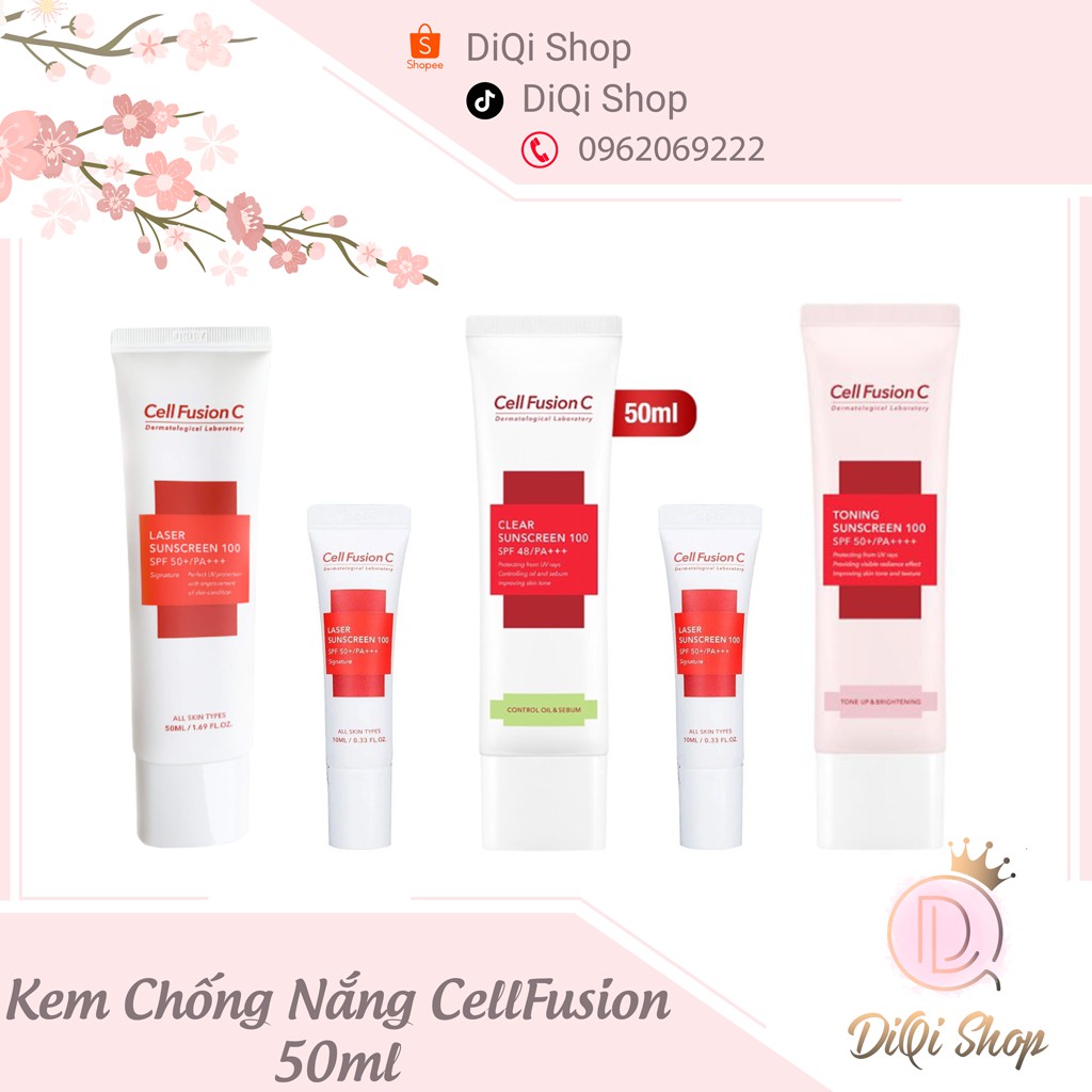 Kem chống nắng cell hồng