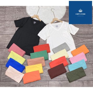 ÁO THUN CỔ TIM 💖💖💖💖💖 ÁO PHÔNG TRƠN ĐŨI GIẤY CÓ TÚI NGỰC SIÊU MÁT NỮ AP02