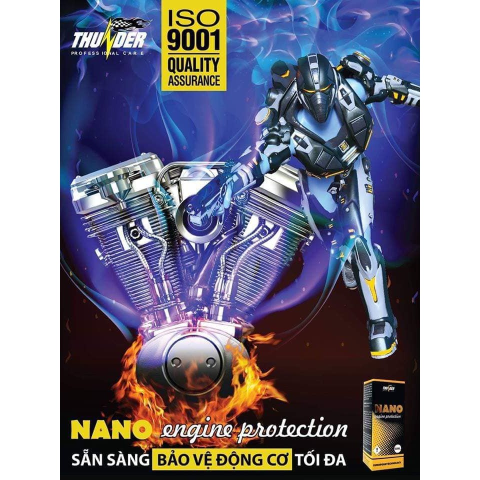 Dầu Nano phục Hồi và Bảo Vệ Động cơ xe máy NANO ENGINE PROTECTION
