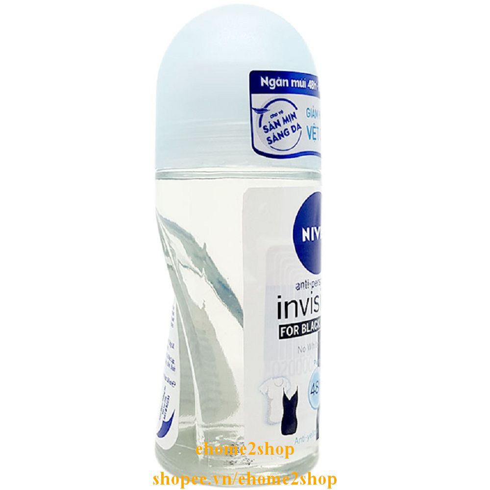 Lăn Khử Mùi Nivea Nữ 50ml Chống Vệt Ố Vàng shopee.vn/ehome2shop.