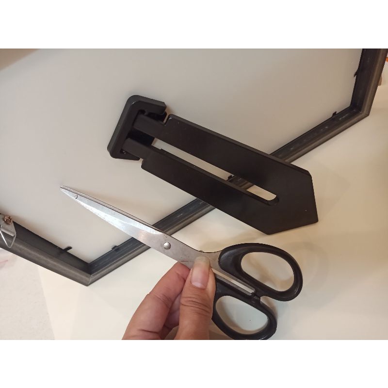 Chân ảnh để bàn loại to màu đen, chất liệu nhựa abs, kích thước 17,5cm