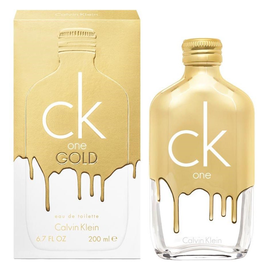Nước Hoa Unisex (nam, nữ) 200ml Calvin Klein CK One Gold Chính Hãng, TAT Cung Cấp & Bảo Trợ.