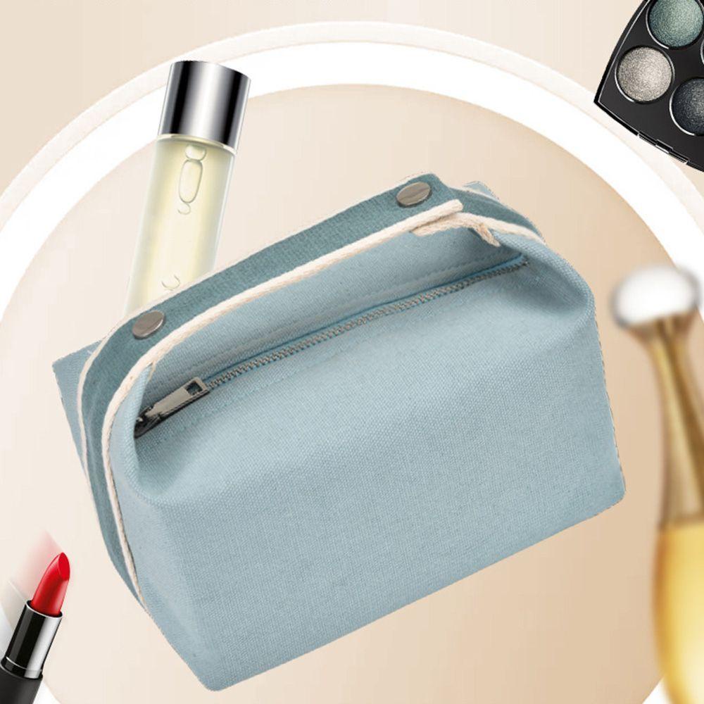 Túi Đựng Mỹ Phẩm Sức Chứa Lớn Bằng Vải Canvas Tiện Dụng