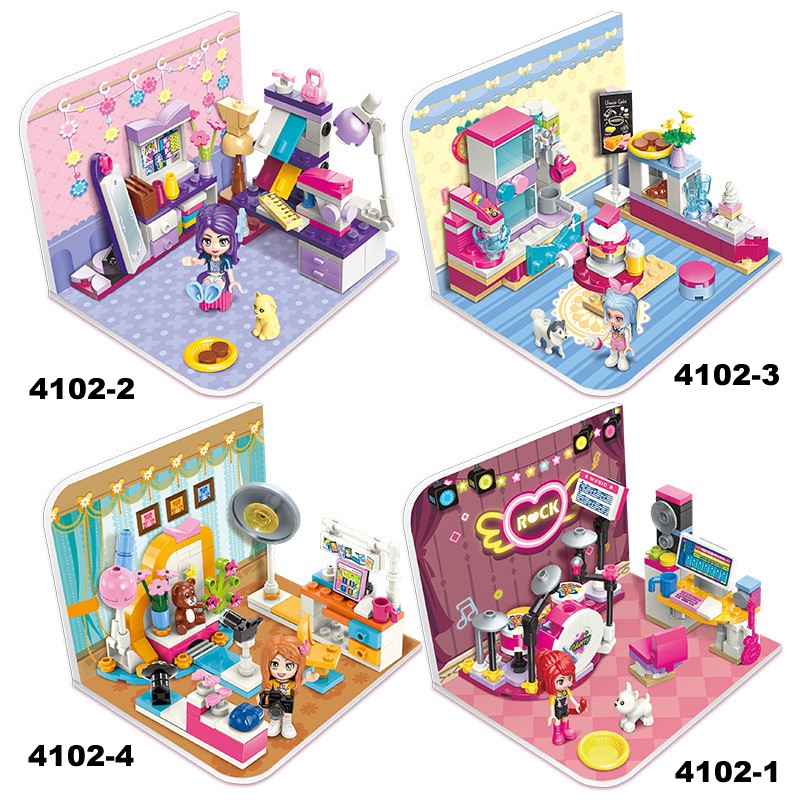 [Mã LIFETOYS1 giảm 30K đơn 99K] đồ chơi thông minh LEGO lắp ráp tinh tế mô hình khu vườn THẦN TIÊN giành cho bé