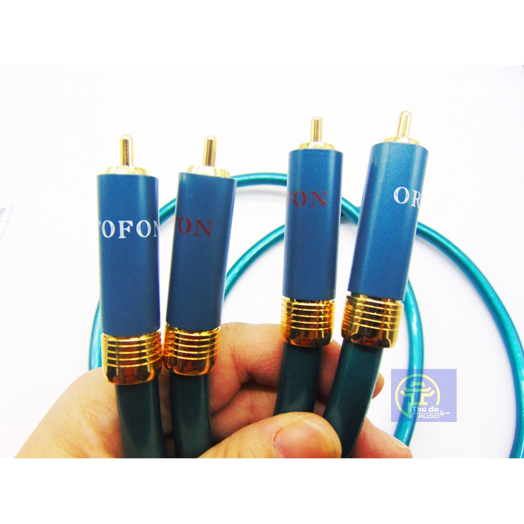 Cặp Dây tín hiệu âm thanh RCA ORTOFON chính hãng dài 1m - Dây AV ORTOFON 8NX REFERENCE dài từ 0.5m trở lên