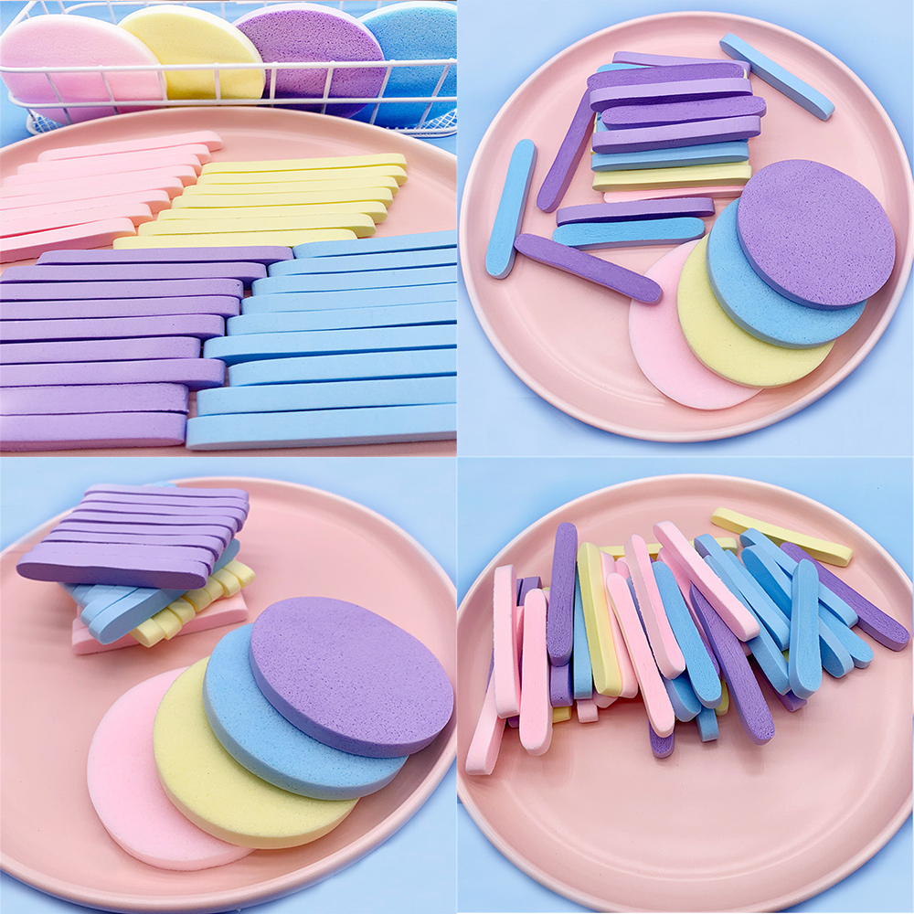 [Hàng mới về] Bộ 12 Miếng Mút Trang Điểm Tiện Dụng