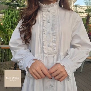 Đầm dài nút bọc VD001 madebymint