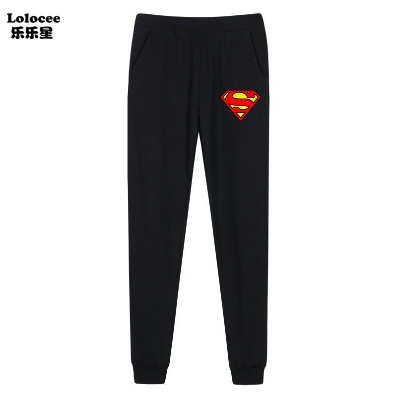 Quần Jogger In Logo Superman Và Batman Cho Bé Từ 3-14 Tuổi