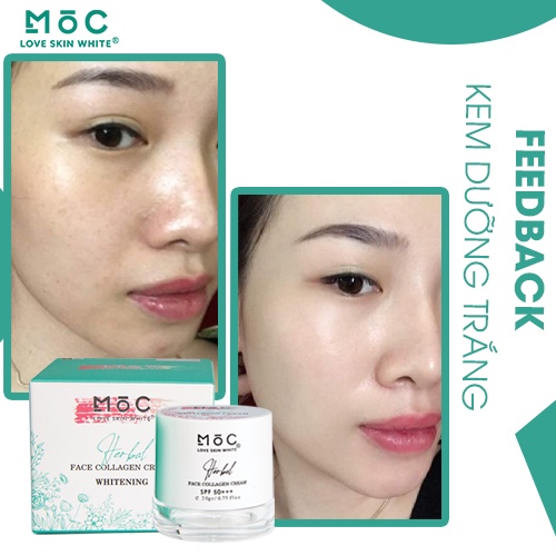 Kem dưỡng trắng, tái tạo và chống lão hóa da Collagen Mộc Love Skin White 20g