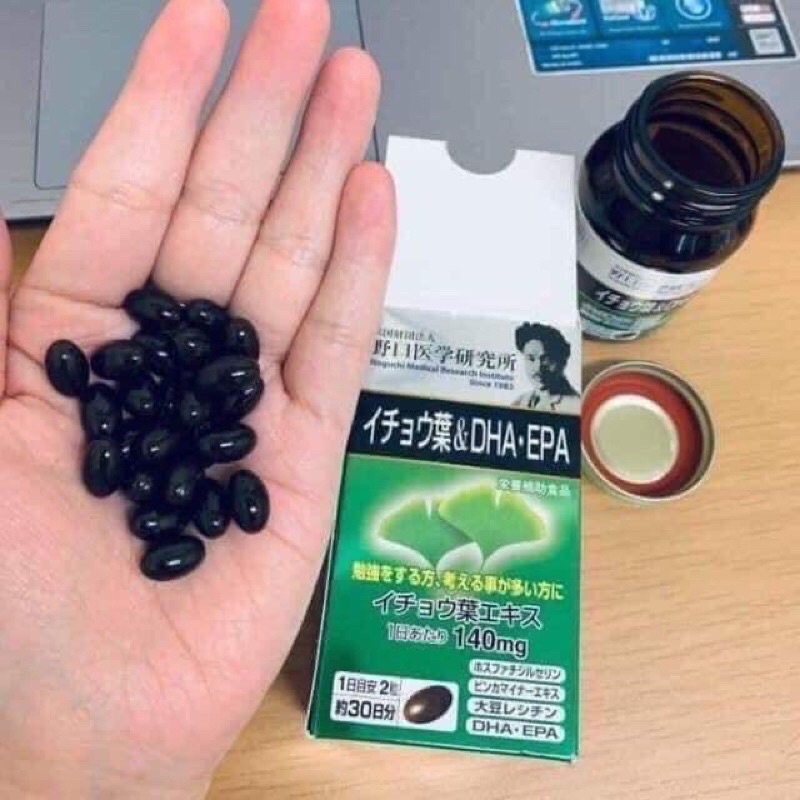 Viên uống bổ não tiền đình DHA Epa Noguchi Nhật Bản - Hộp 60 viên