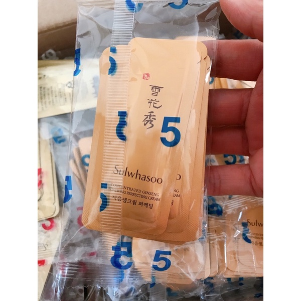 10 gói 1ml Kem nhân sâm Sulwhasoo chống lão hoá trắng hồng da Sulwhasoo