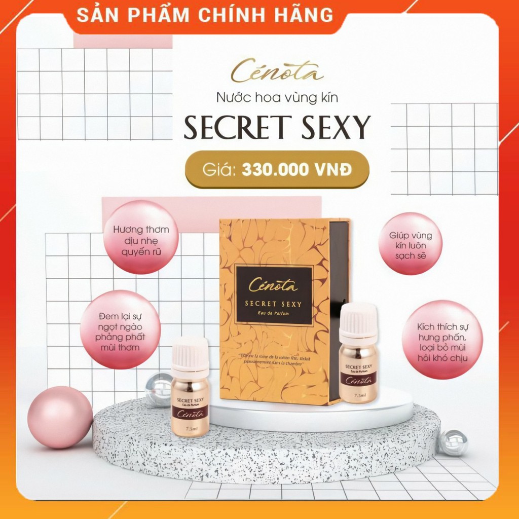 Nước Hoa Vùng Kín Cenota Secret Sexy 5ml - Chính hãng 100% | BigBuy360 - bigbuy360.vn