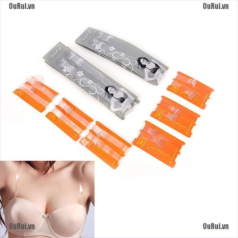 Bộ 3 Cặp Dây Áo Ngực Trong Suốt Độc Đáo