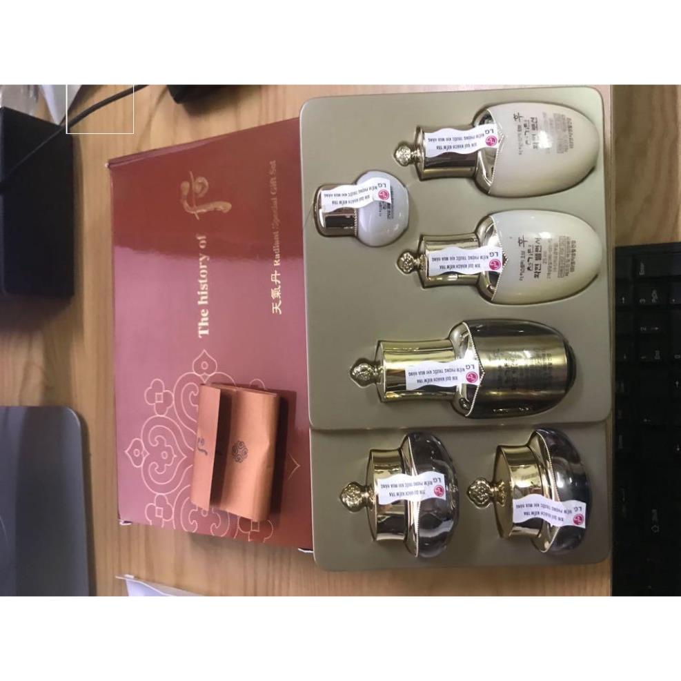 Sét Dưỡng Da Tái Sinh Whoo Mini 5 SP- Mỹ phẩm Hàn Quốc chính hãng- Dòng Whoo làm đẹp đỉnh cao Spx