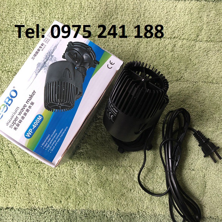 Máy thổi luồng tạo sóng hồ cá Sobo WP 400M 15W, thổi xa 120cm