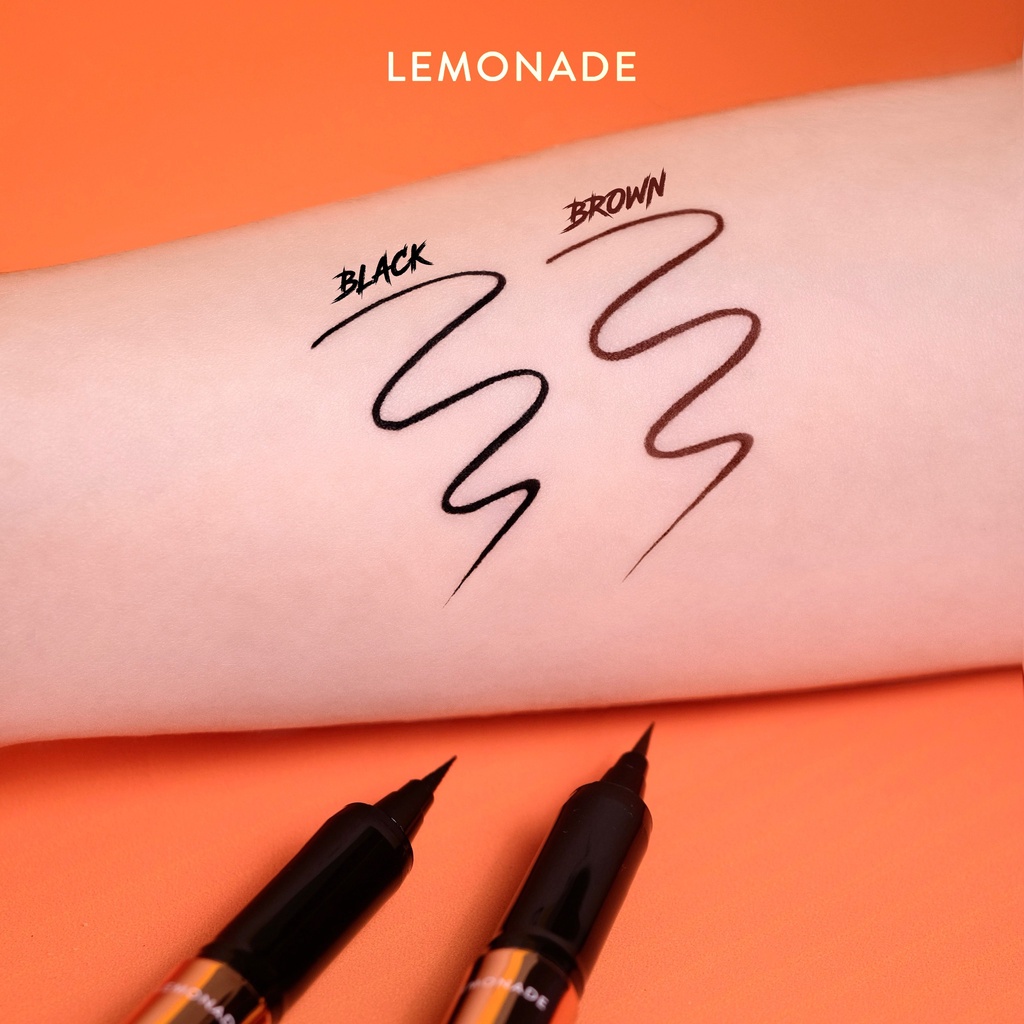 Combo Lemonade Bút kẻ mắt Micro Eyeliner SuperTiger 1g và Son lót đầy môi Lip Filler 4.5g