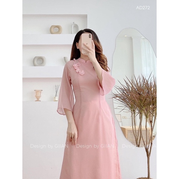 áo dài voan óng thời trang( Miễn Phí Đổi Trả Trong vòng 3 ngày) | BigBuy360 - bigbuy360.vn