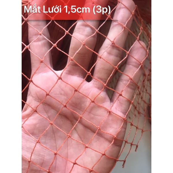 1kg Lưới Đỏ Làm Gió,Làm Lú Dây, Mắt lưới 06cm , 0,8cm, 1cm , 1,2cm , 1,5cm