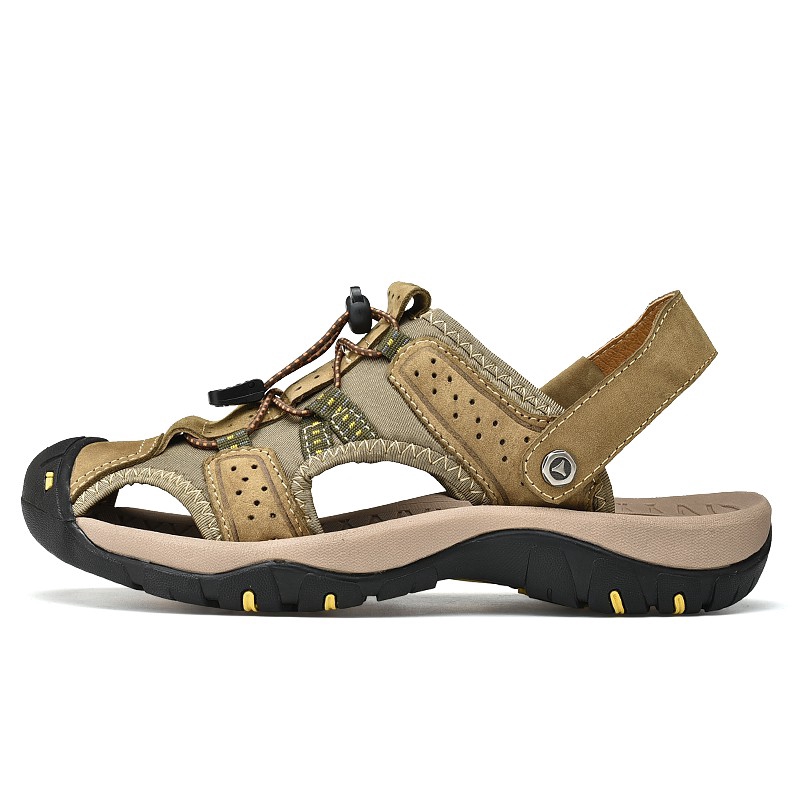 Giày sandals da giả phong cách thể thao thiết kế độc đáo cho phái mạnh