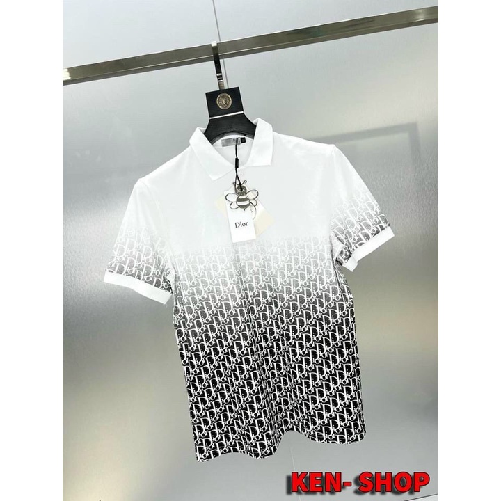 Áo polo DI.OR nam cổ bẻ cao cấp in 5D, áo thun đẹp tay ngắn form chuẩn thời trang lịch lãm, chất cotton xịn thoáng mát