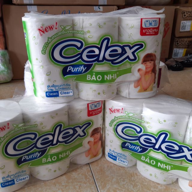 Giấy vệ sinh celex 6 cuộn 3 lớp giấy lụa