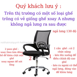 Ghế xoay văn phòng A5001 ghế làm việc văn phòng giá rẻ