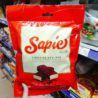 BÁNH MỀM PHỦ SOCOLA SAPIE GÓI 216G