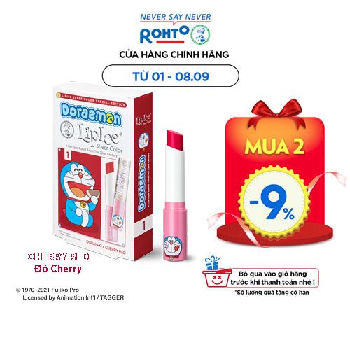 Son dưỡng có màu tự nhiên LipIce Sheer Color x Doraemon 2.4g (Tặng truyện tranh)