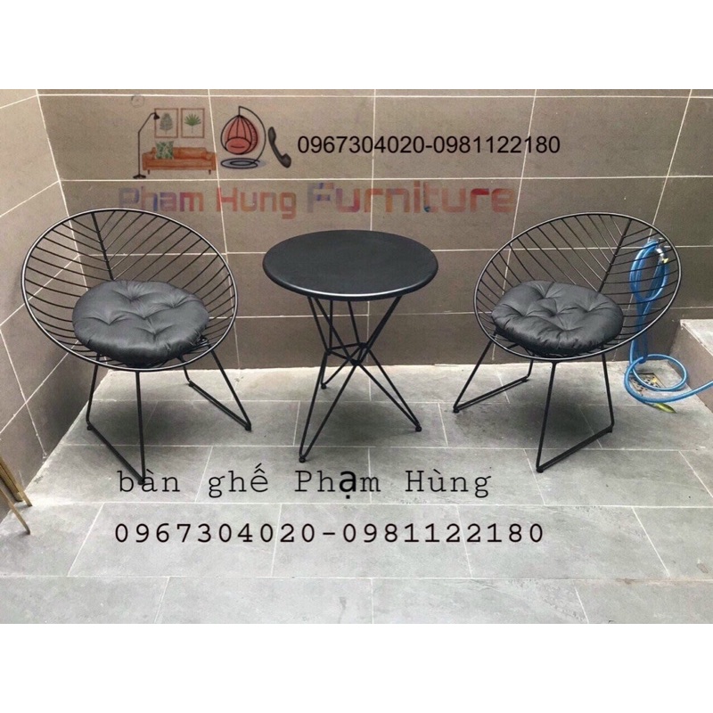 ghế nón sắt, ghế sắt cf trà sữa. ghế cf ngoài trời,bàn ghế giá rẻ sài gòn