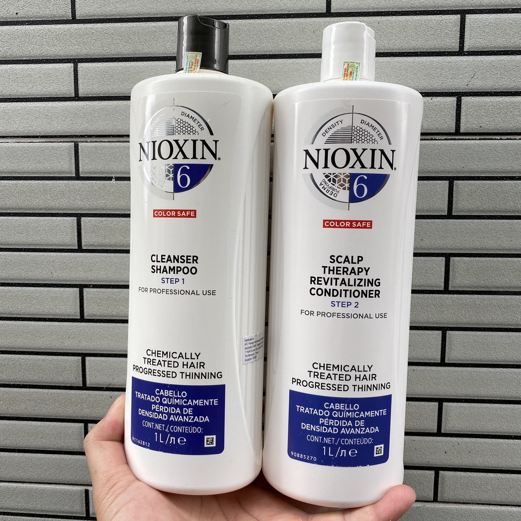 Dầu xả chống rụng tóc Nioxin System 6 Conditioner 1000ml ( New 2019)