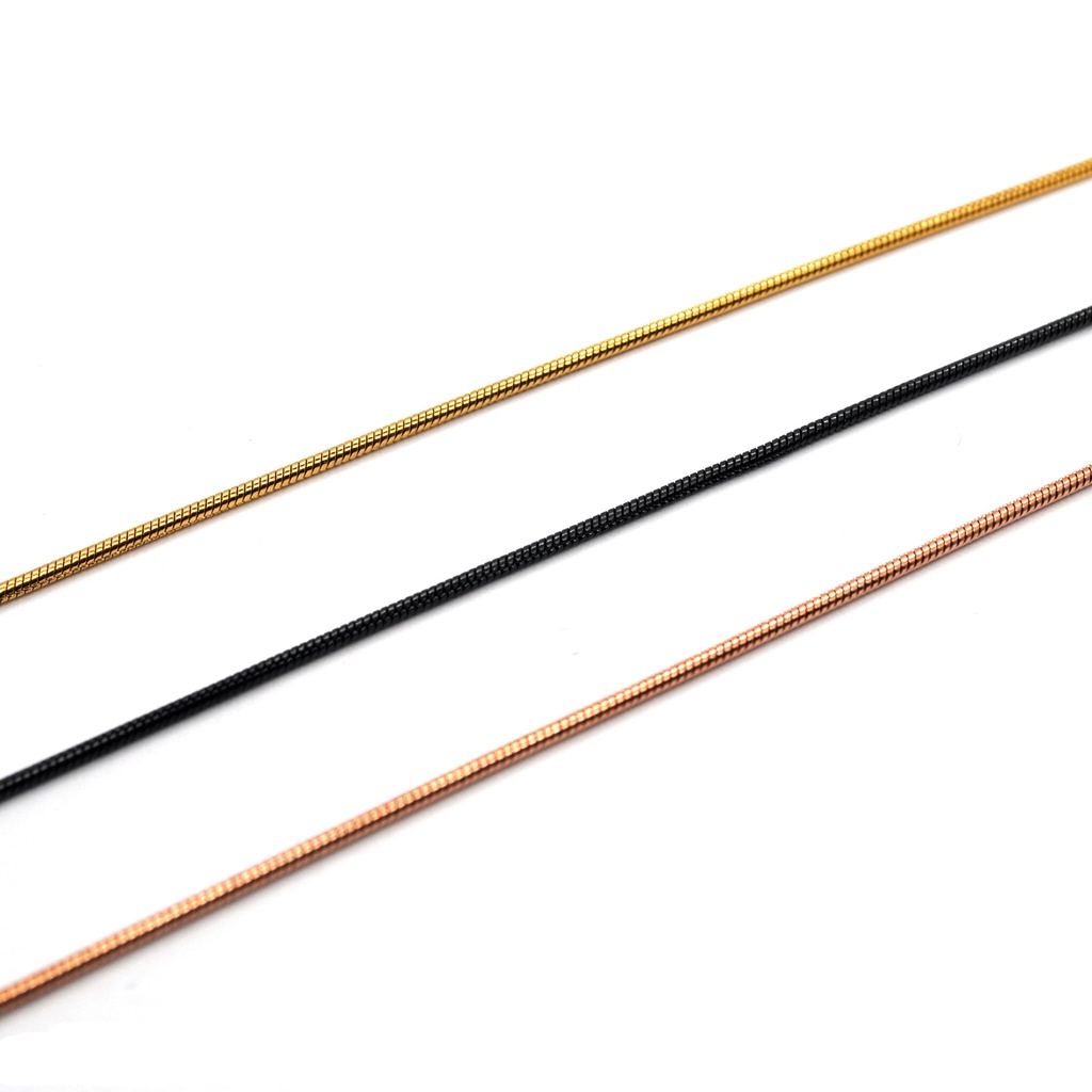 Dây chuyền nữ hàn quốc kiểu mì vuông bằng titan không đen vĩnh viễn - DCTT22019-2