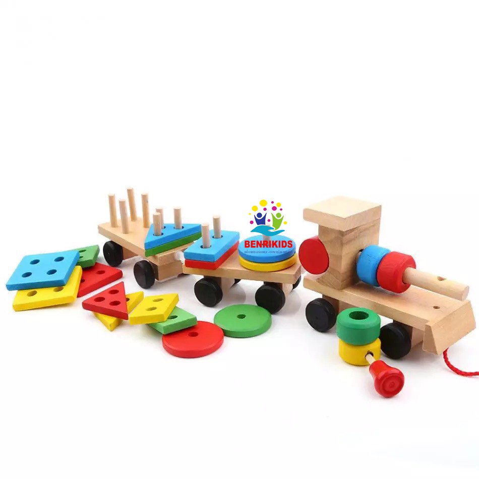 Đồ Chơi Giáo Dục Theo Phương Pháp Montessori, Đồ Chơi Thả Hình Khối Cho Bé