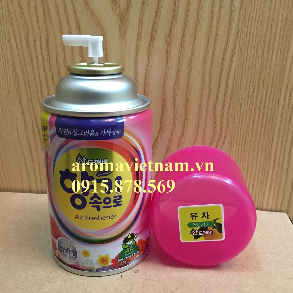 Chai xịt phòng/lõi máy xịt nước hoa tự động Sandokkaebi Hàn Quốc dung tích 300ml