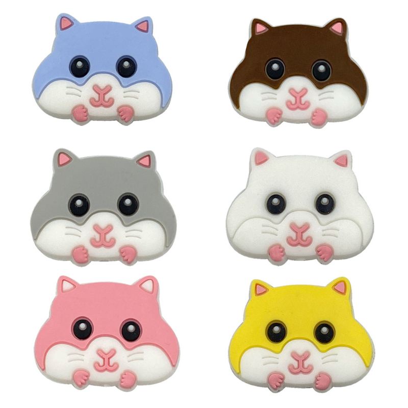 Đồ Chơi Ngậm Nướu Hình Chuột Hamster Bằng Silicone Dành Cho Bé Sơ Sinh