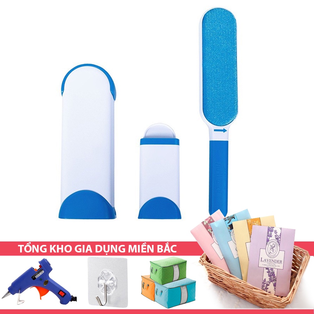 Bàn Chải Vệ Sinh - Cây Phủi Hút Bụi Tĩnh Điện - Hiệu Quả hút Bụi - Lông Thú Cưng - Tóc Rụng - Làm Sạch Sofa Cực Nhanh