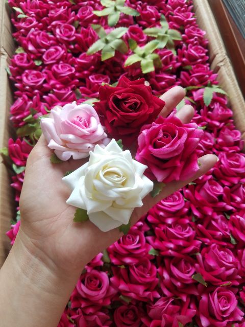 Đầu hoa hồng nhung cao cấp