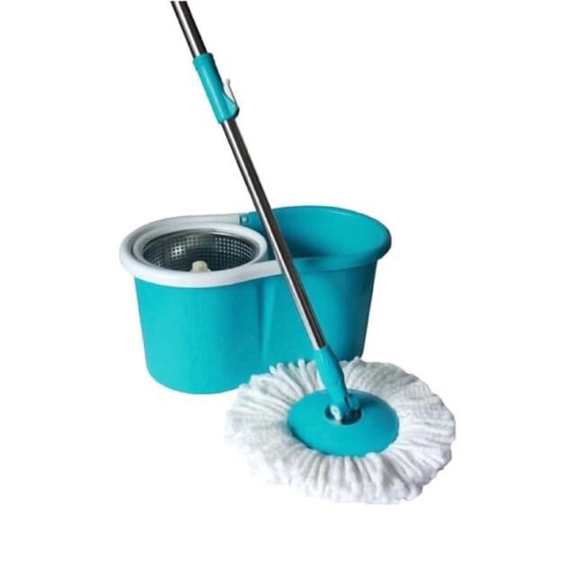 (FREESHIP 99K XẢ KHO ) Sỉ= Lẻ bộ chổi lau nhàcông nghệ Thái Lan lồng inox Homeone GP15 kèm 1 bông lau