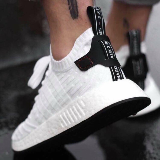 Giầy nmd xr1 trắng gót đen_TD98