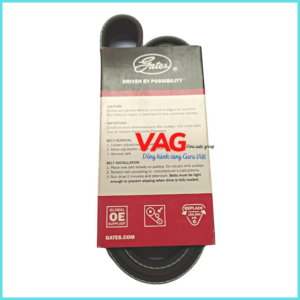 Dây Curoa Gates 4PK1220 Vios lái điện 1.5 2007 – 2014, Yaris 1.5 2009 - 2013 chính hãng Gates - Mỹ