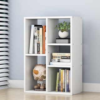 Giá sách đứng , kệ sách đa năng K004 trắng