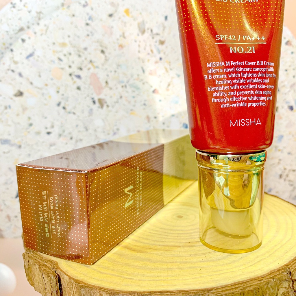 Kem BB MISSHA M Perfect Cover BB Cream SPF42/PA+++ 50mL