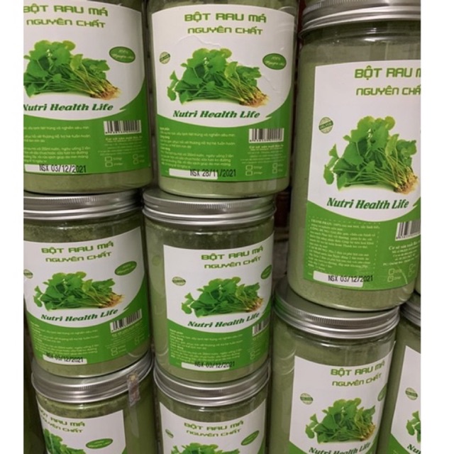 Bột rau má sấy lạnh hộp 250gr